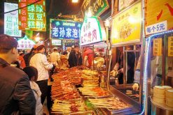 Bustling atmosphere at Muslim Street