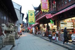 Chenghuang Miao Street in Shanghai