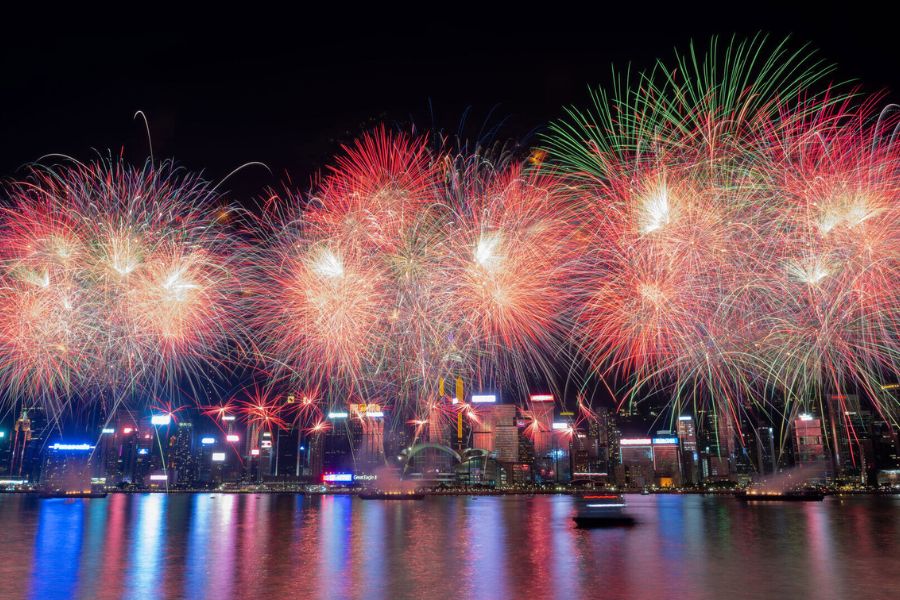 Chinese New Year in Hong Kong and Shanghai