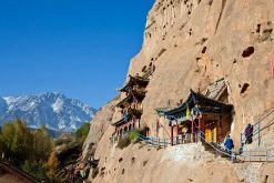 Matisi Grottoes exploring from China Silk Road Tour