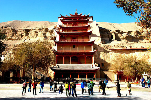 Mogao Grottoes in Dunhuang