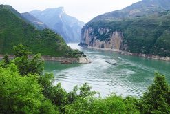Scenic view of Three Gorges Dam