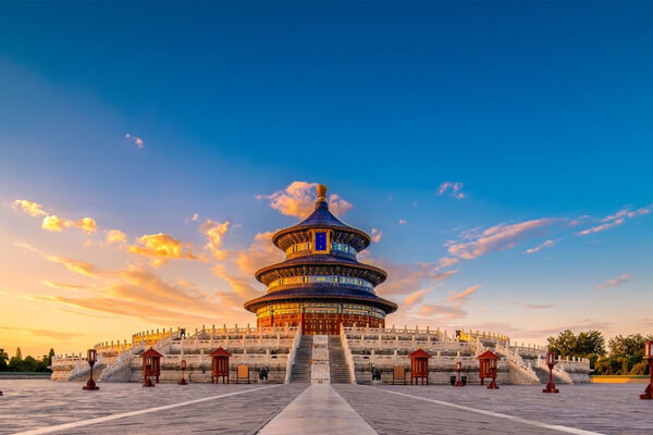 Temple of Heaven in China tour family