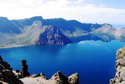 iconic Heaven Lake in China