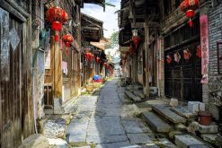 roam around Daxu Ancient Town in China biking tour package